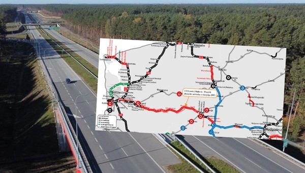 Budowa drogi ekspresowej S10 nabiera tempa. Wkrótce ma ruszyć budowa kolejnego odcinka