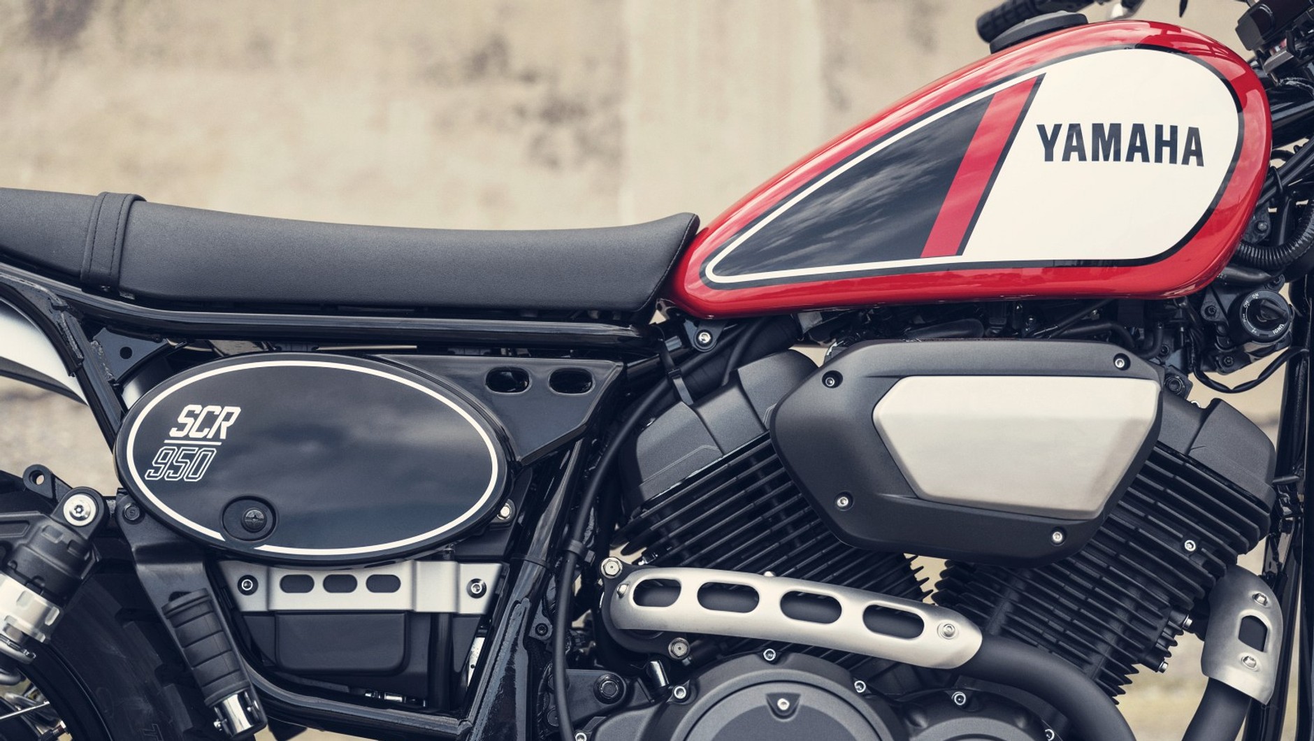 Yamaha SCR 950 z bliska