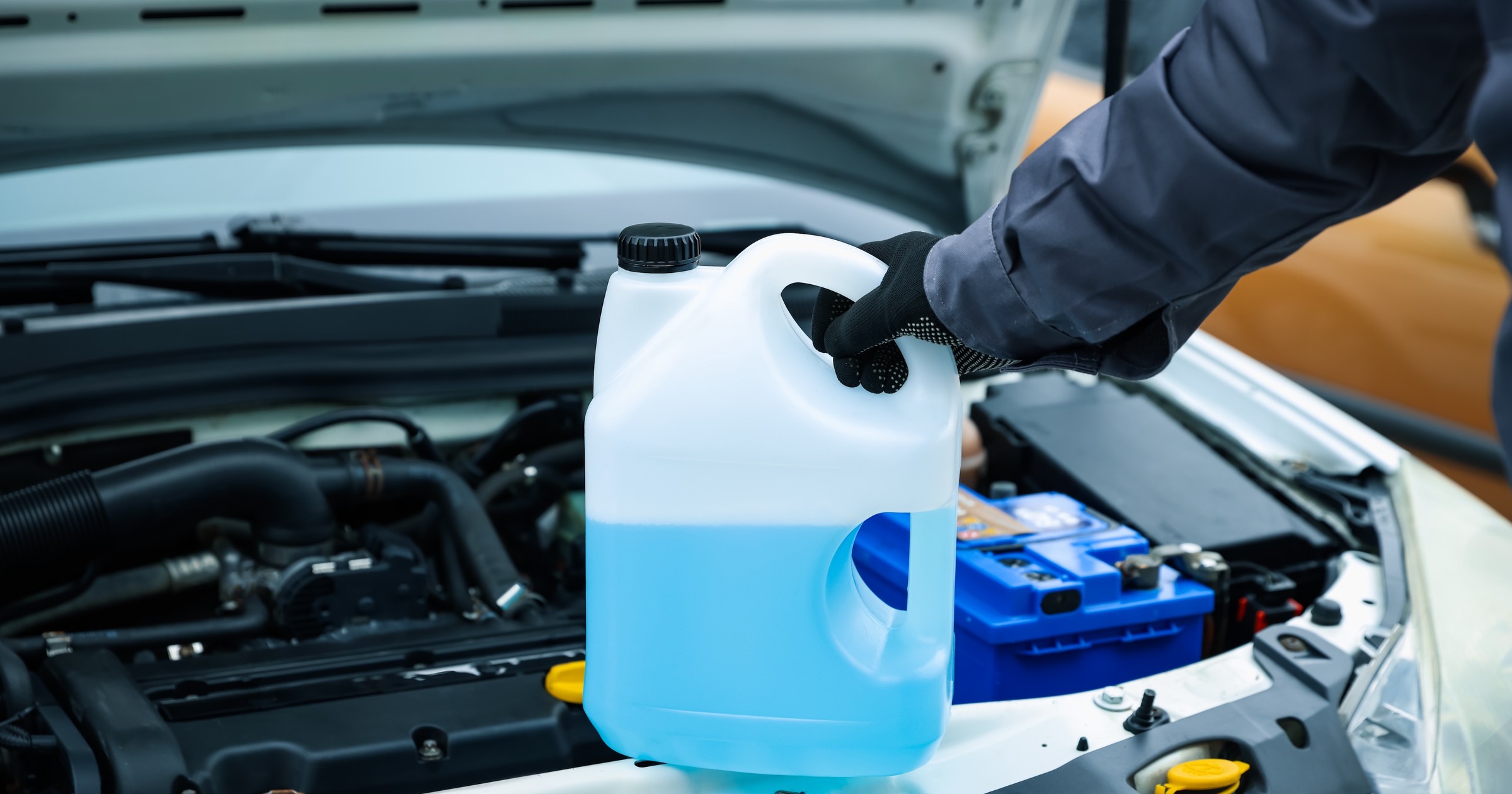 Zimowy płyn do spryskiwaczy