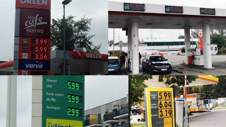 Ceny paliw na stacjach w Warszawie 26 września 2023 r.
