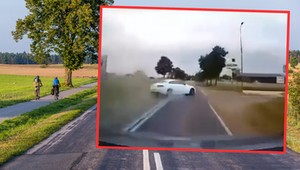 Need for Speed Działdowo. Szaleńczy wyścig skończył się źle [WIDEO]