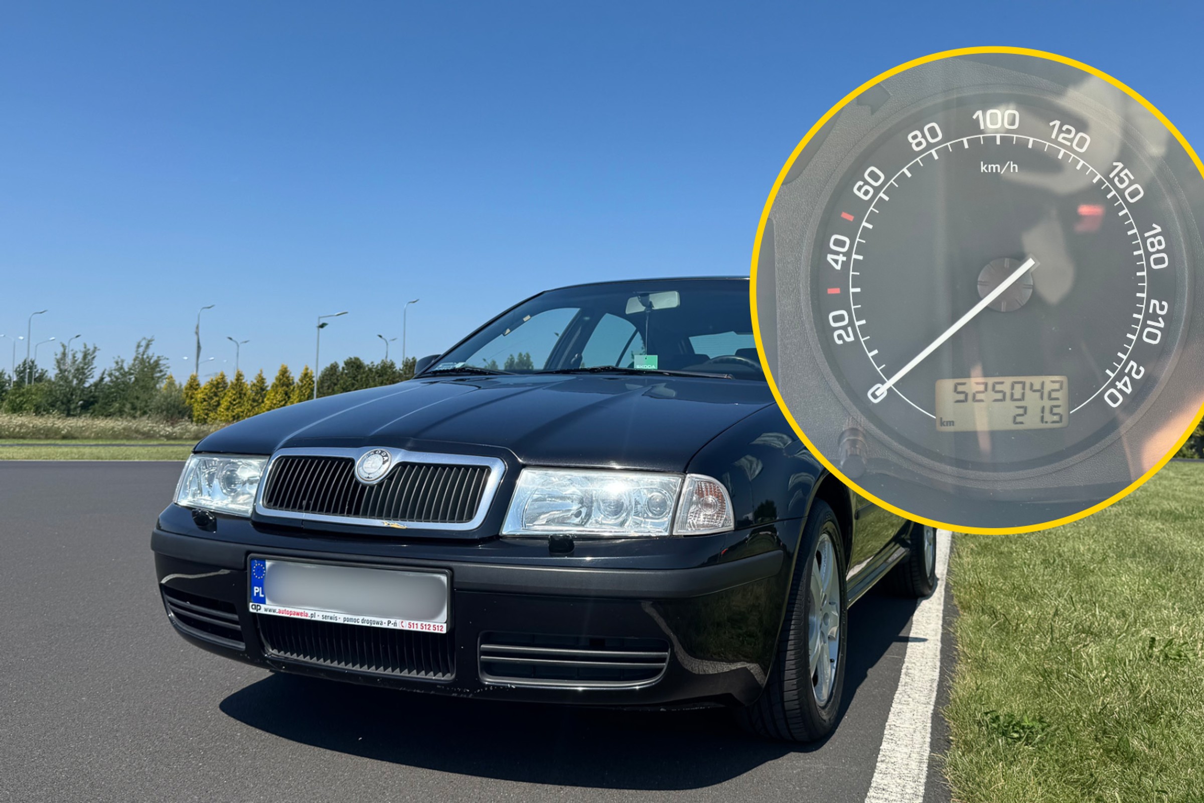 Sprzedawca mówi 200 tys. km. Ta Skoda ma 500 tys. i wygląda tak samo, jak te, co są kręcone