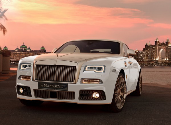Złoty Rolls-Royce Wright z Mansory
