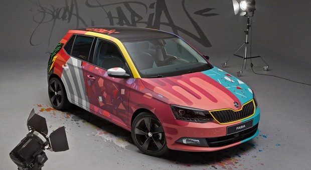 Škoda Fabia Art Car w 125 kolorach