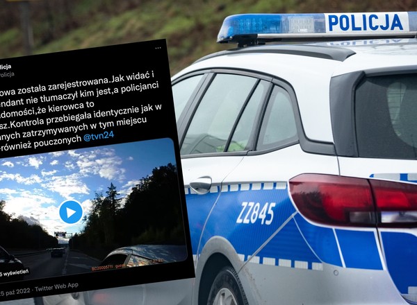 Komendant policji dostał tylko pouczenie. Opublikowano nagranie z interwencji