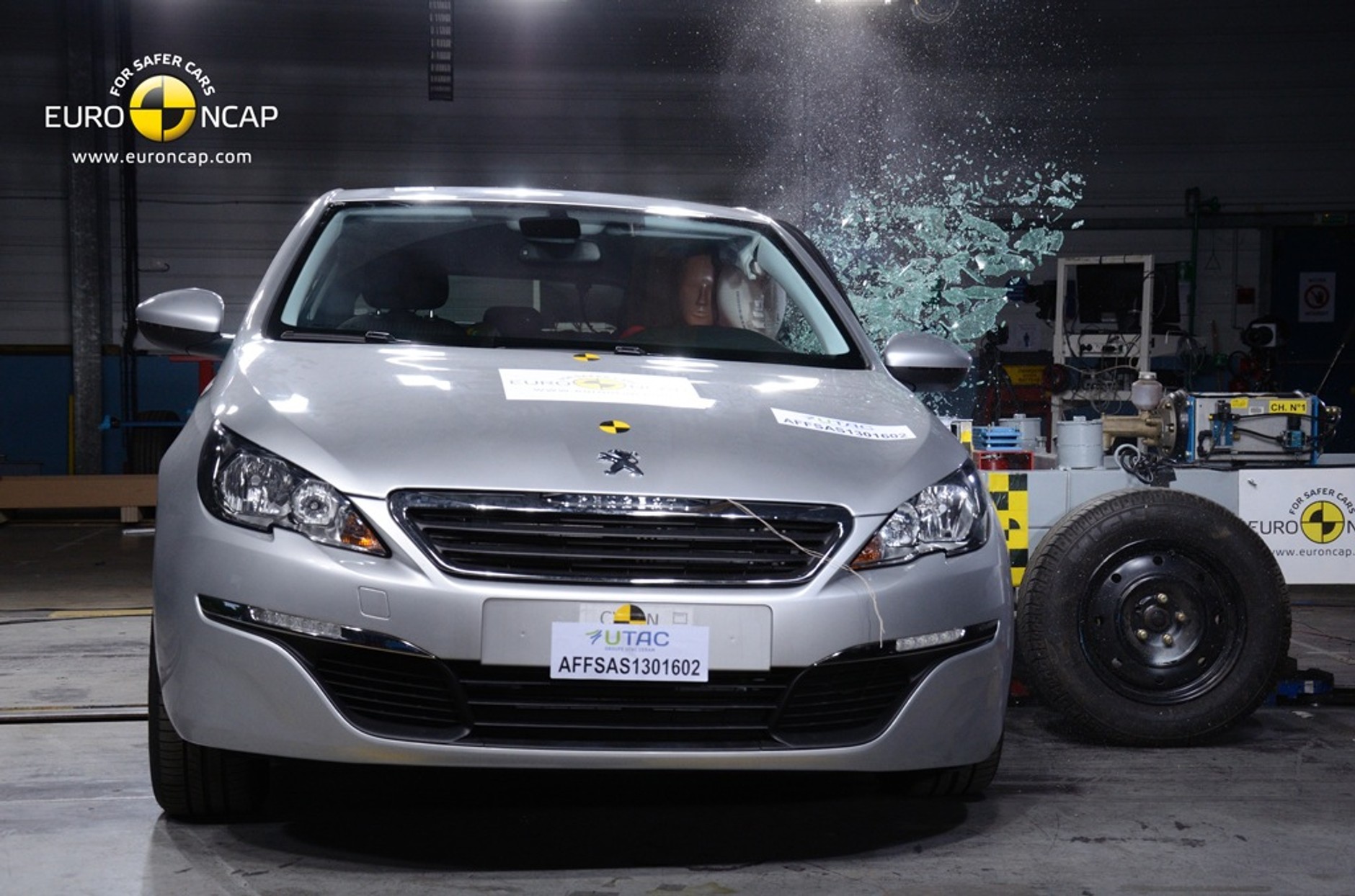 Peugeot 308 w teście Euro NCAP
