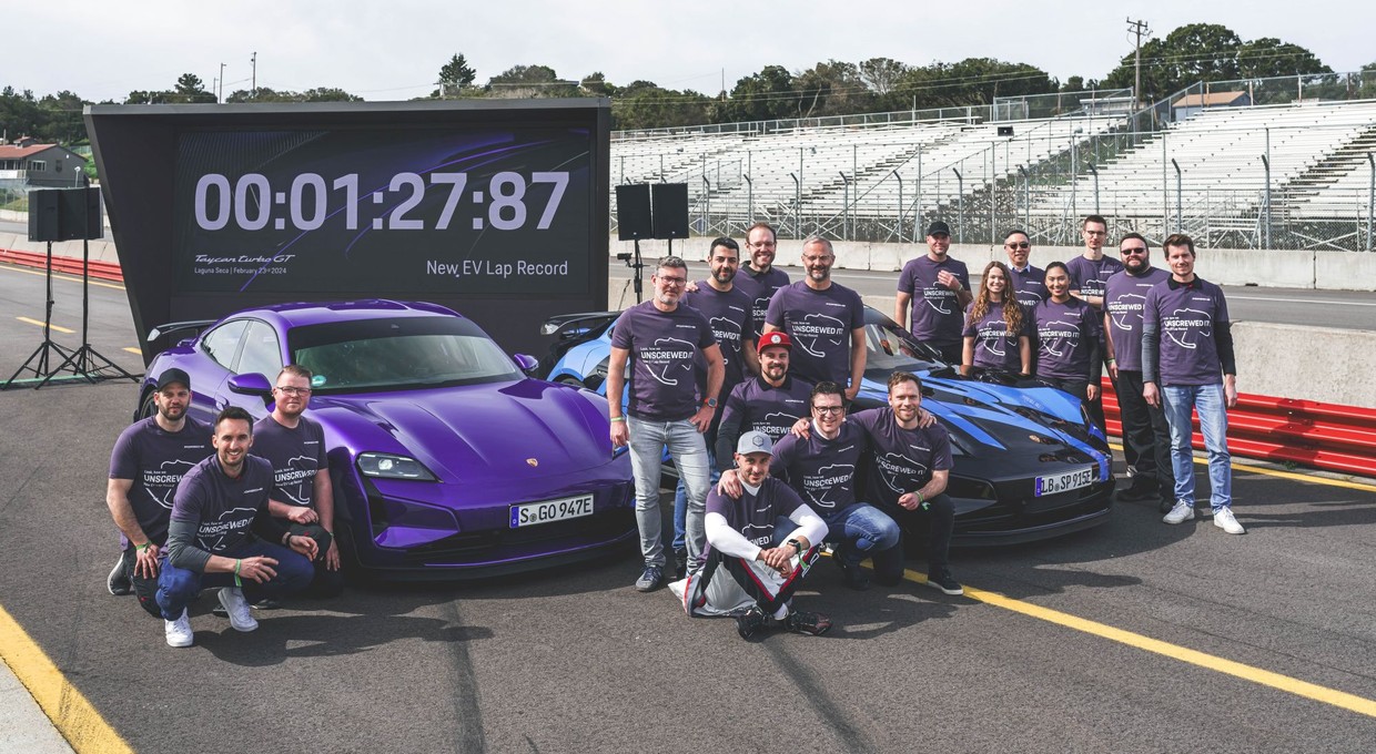 Porsche Taycan Turbo GT to nowy król elektryków. Teslę zostawia na torze daleko w tyle