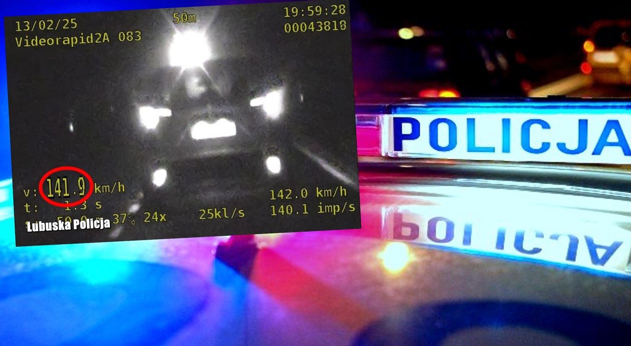 Wyprzedzał na skrzyżowaniu, jechał 140 km/h. Policjanci pojechali za nim