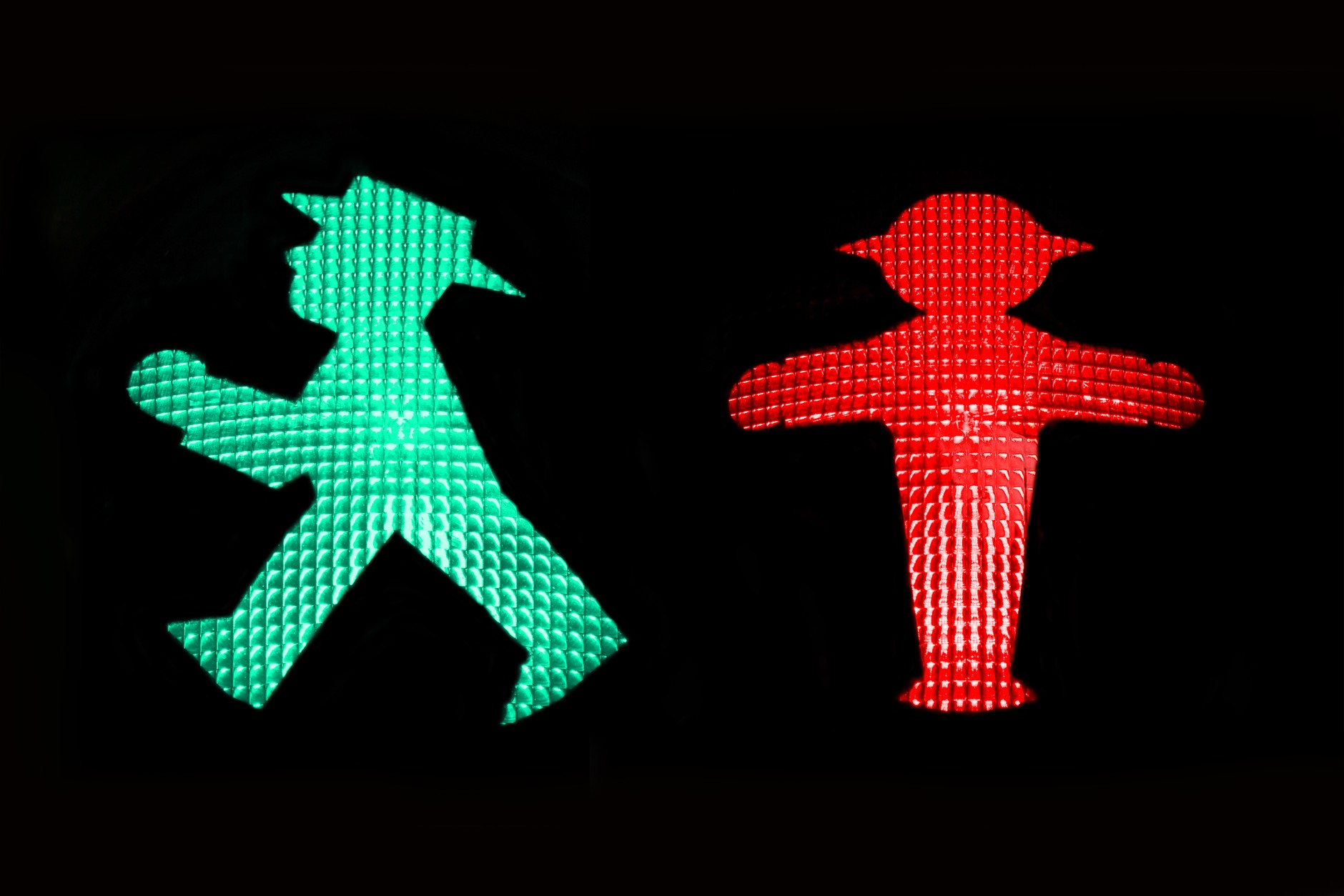 Zaakceptowany wygląd Ampelmanna