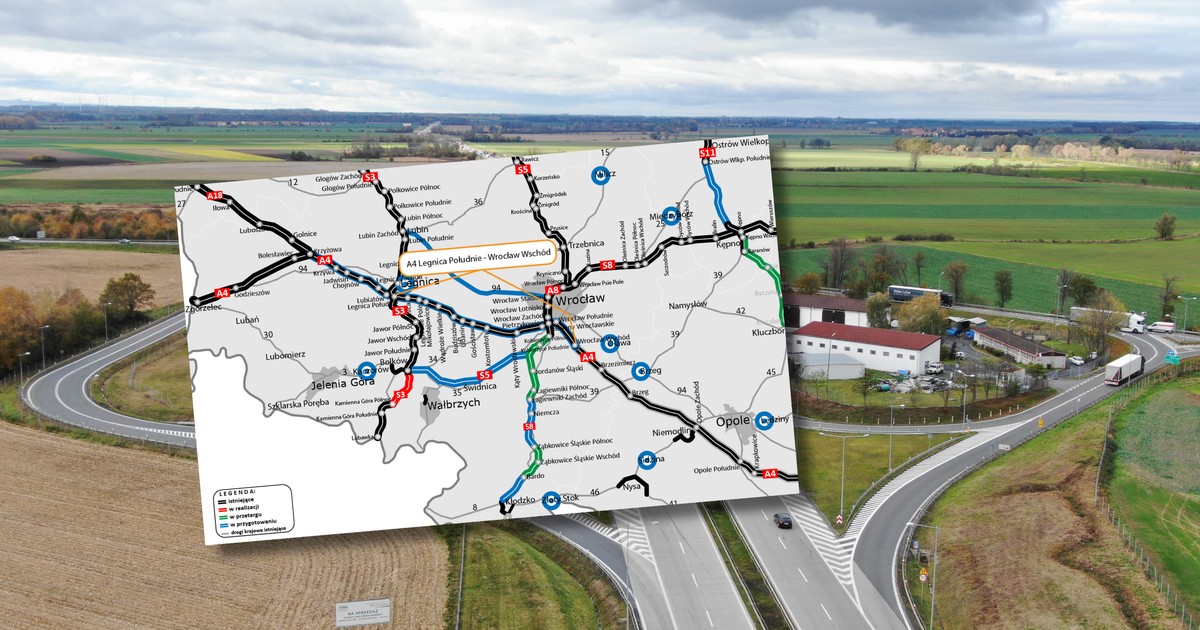 Autostrada A4 Wrocław — Legnica do poszerzenia