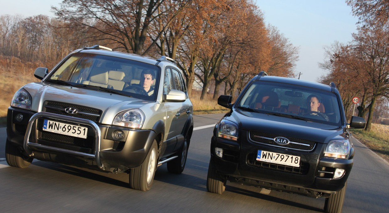 Hyundai Tucson kontra Kia Sportage II: znajdź trzy różnice