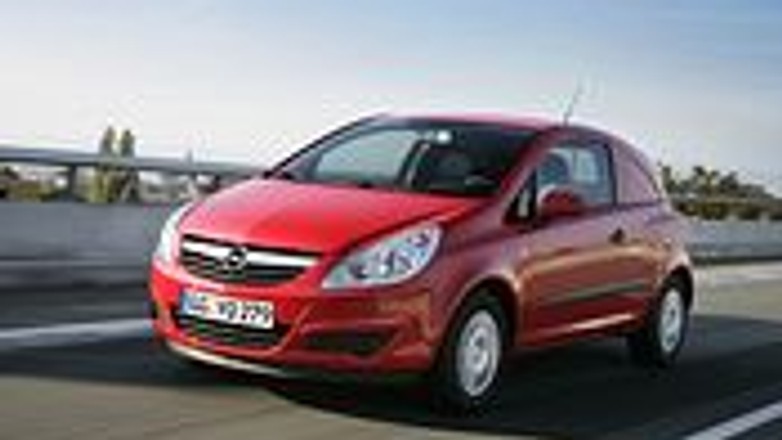 Opel Corsavan w Brukseli