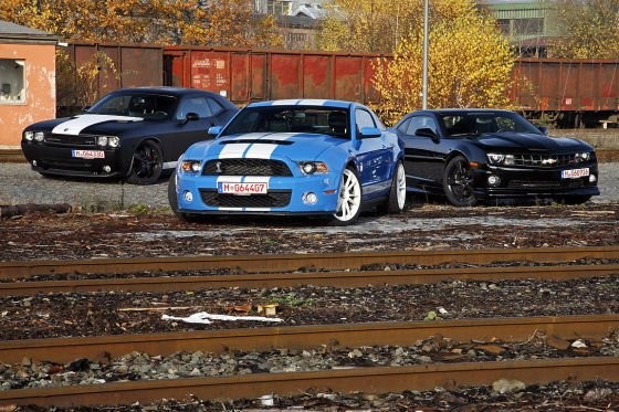 Camaro kontra Challenger i Mustang - V8 po tuningu wiele potrafi