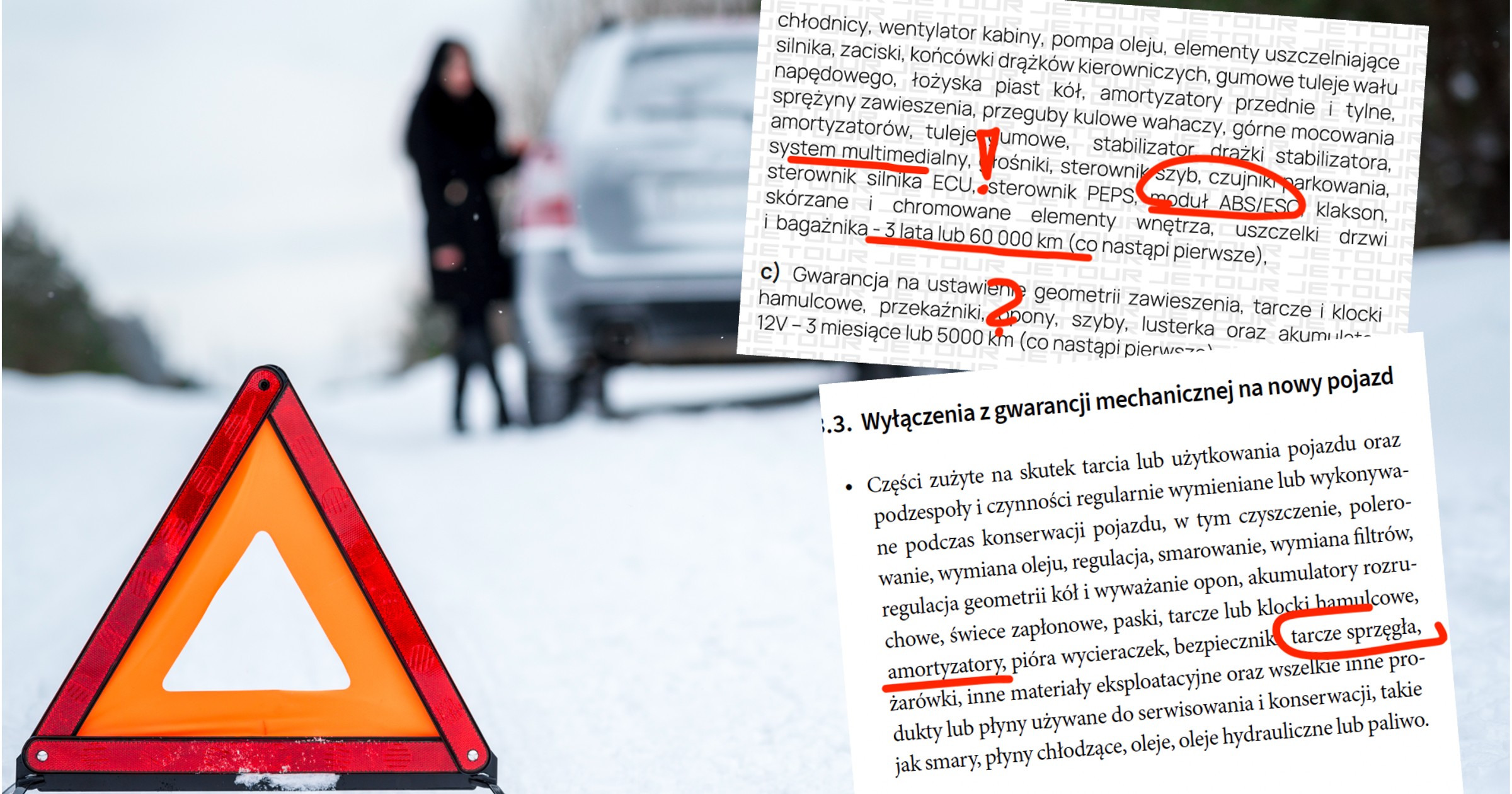 Usterka samochodu na drodze... ciekawe, czy podlega gwarancji