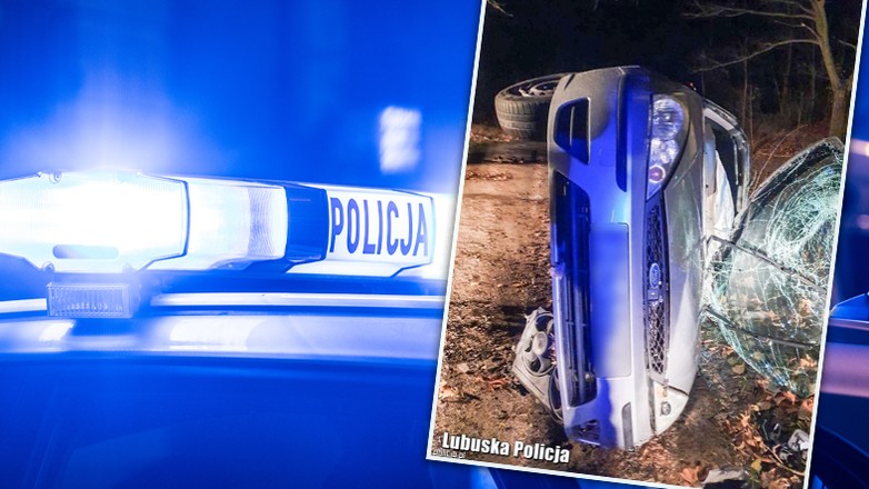 Lubuskie: Szaleńcza ucieczka kierowcy przed policyjną kontrolą (Lubuska Policja)