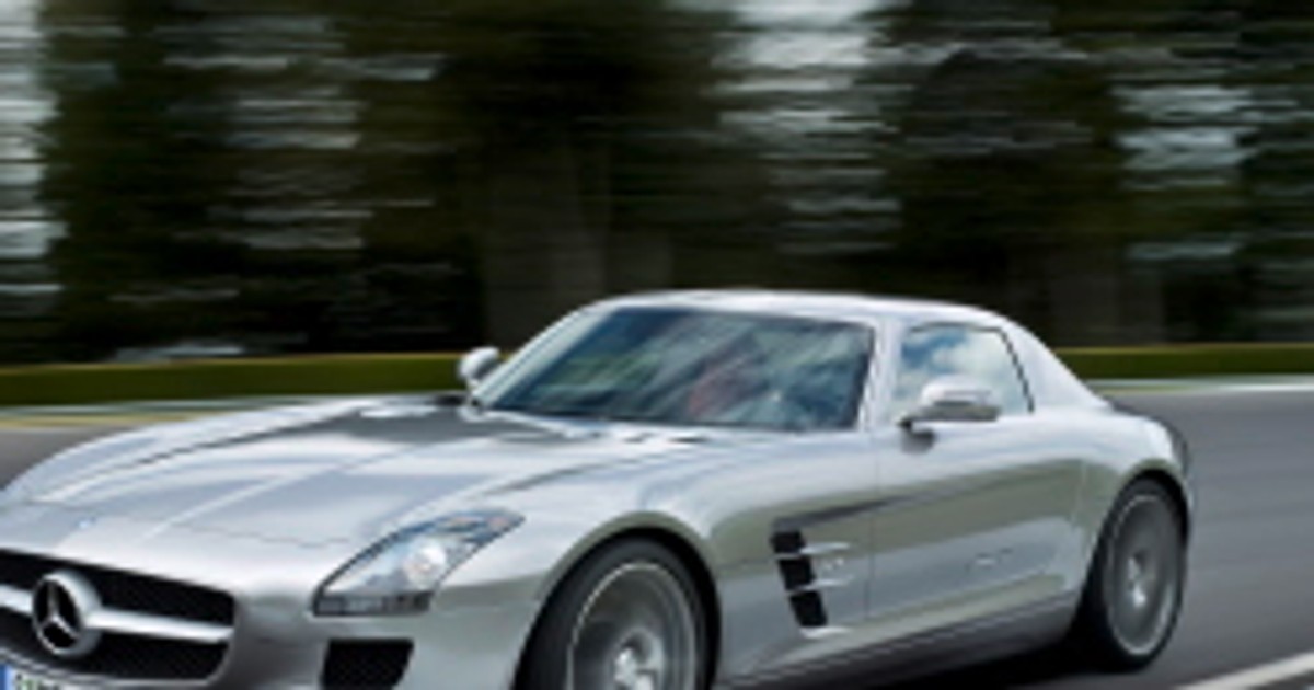 Supersportowy Mercedes SLS AMG z europejską Złotą Kierownicą
