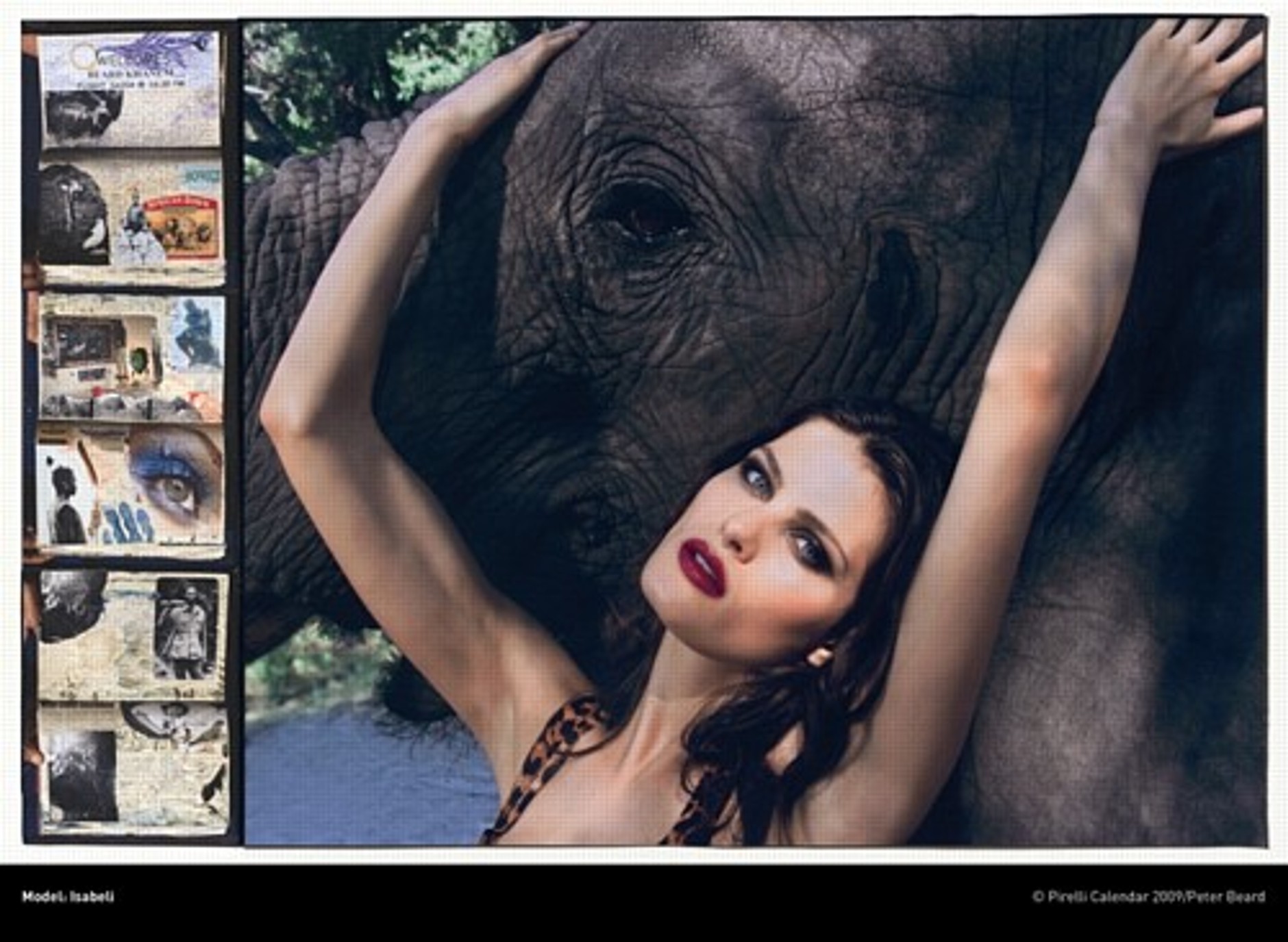 Kalendarz Pirelli 2009 - Tylko piękno może uratować świat