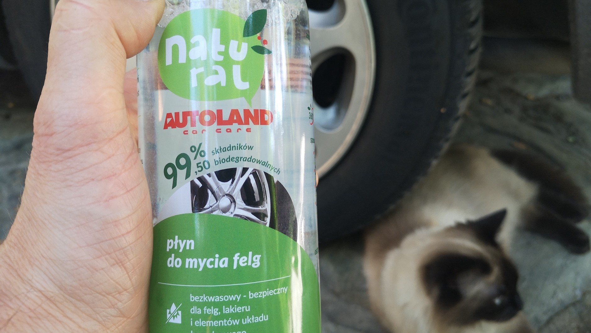 Myjąc samochód na własnym terenie poza myjnią, powinno się używać środków biodegradowalnych