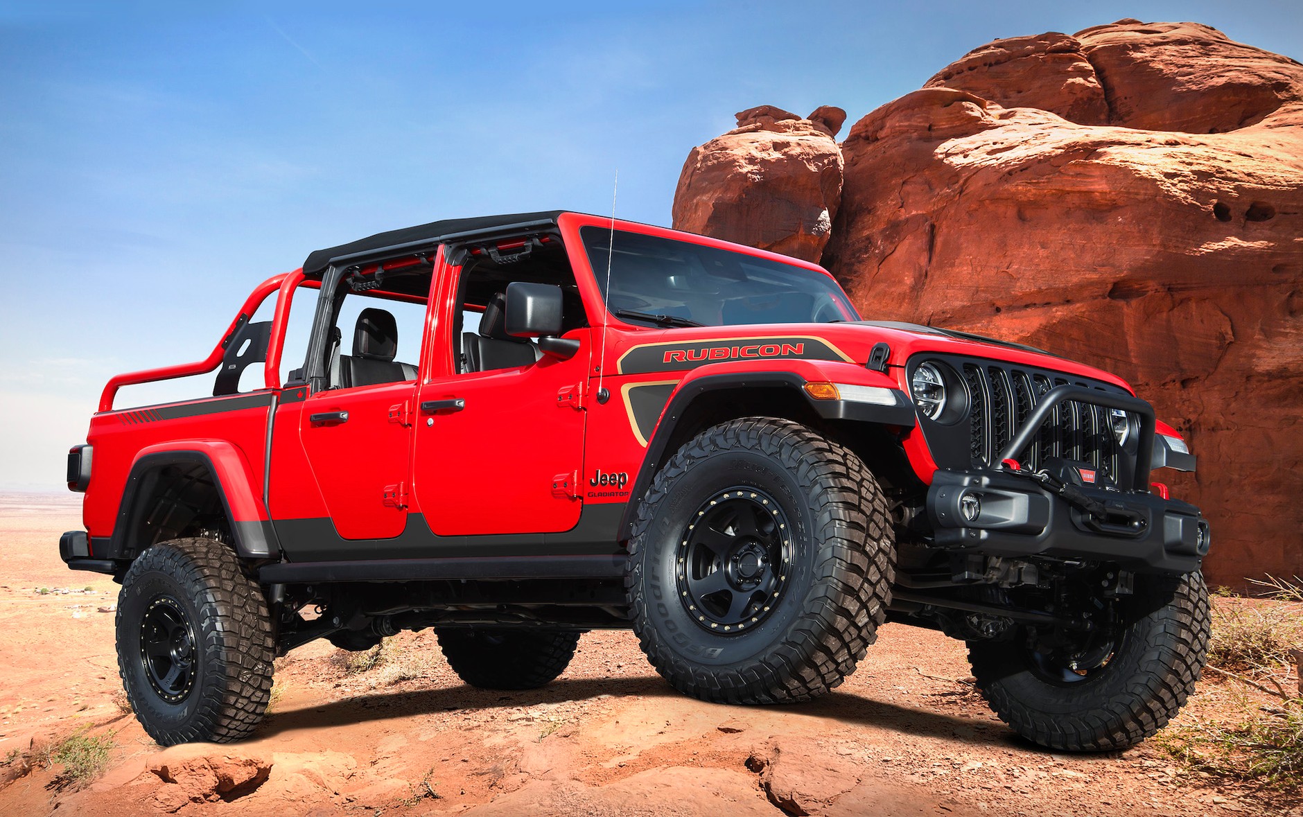 07 Jeep Red Bare