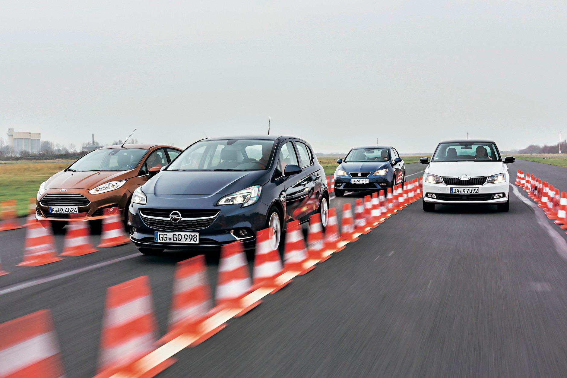 Ford Fiesta, Opel Corsa, Seat Ibiza, Skoda Fabia