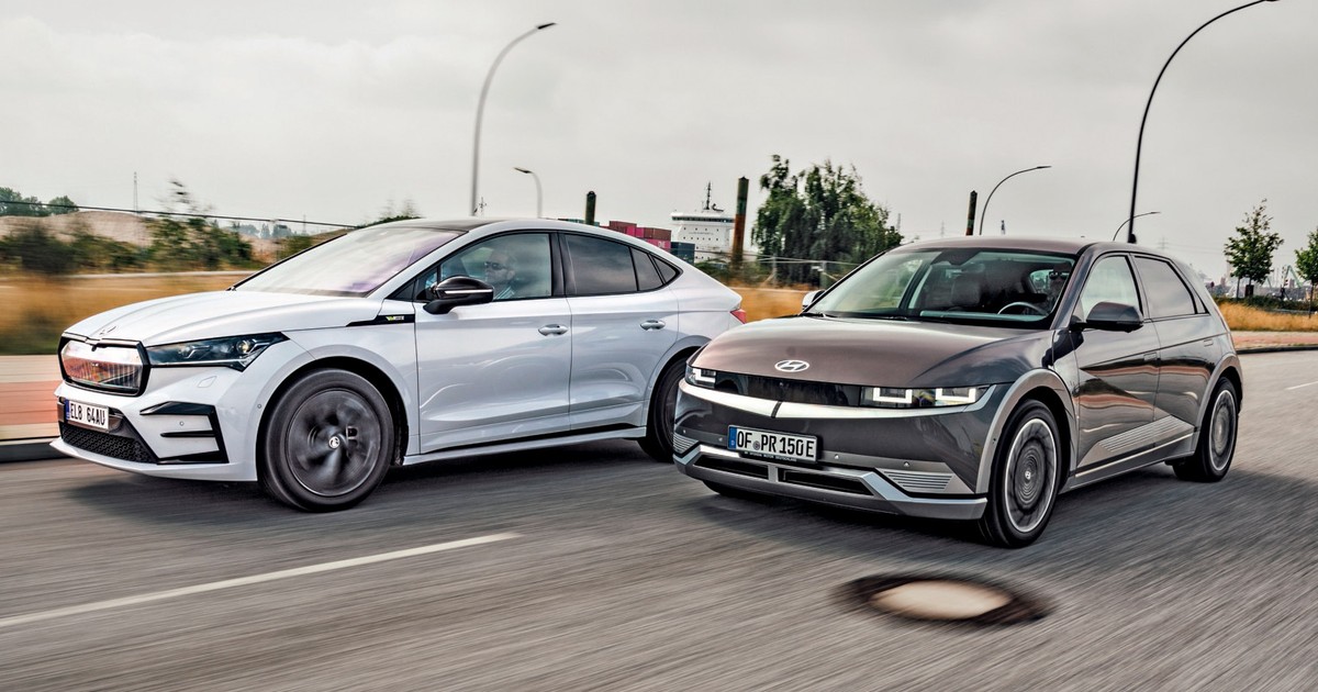 Hyundai Ioniq 5 i Skoda Enyaq Coupe 2022 - porównanie
