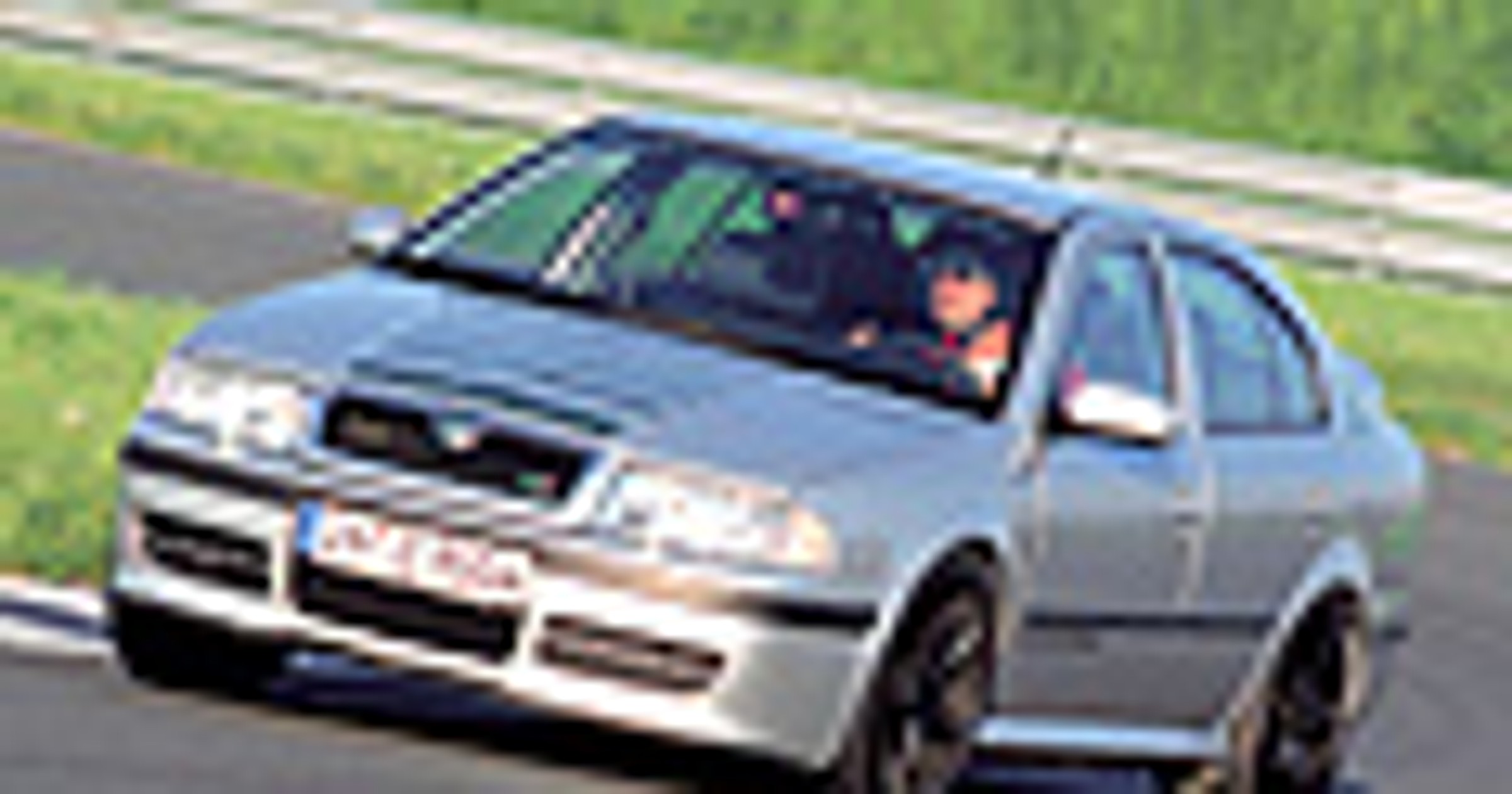 Rodzinna Skoda na torze
