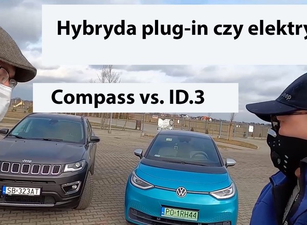 Auta bez ściemy - Jeep Compass PHEV kontra Volkswagen ID.3