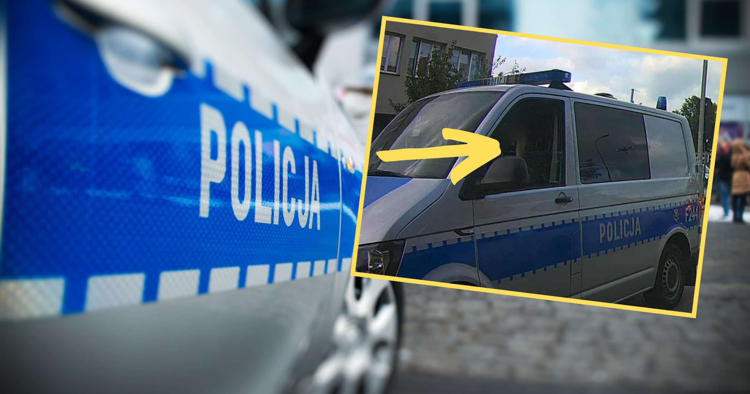 Policjantka rozmawiała przez telefon, prowadząc radiowóz (screen: LDZ Zmotoryzowani Łodzianie/Facebook)