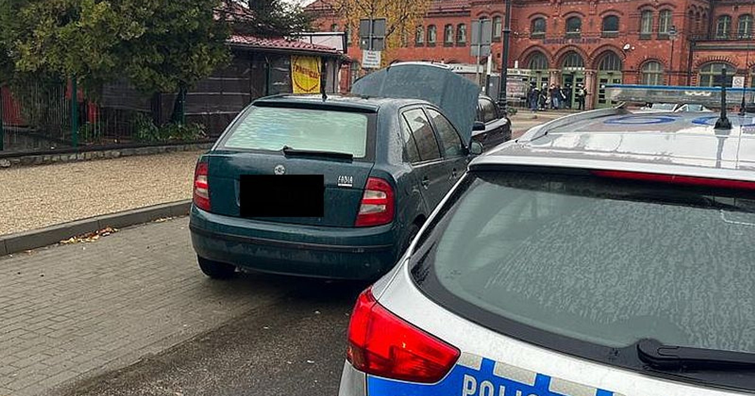 Pościg za skradzioną skodą w Malborku