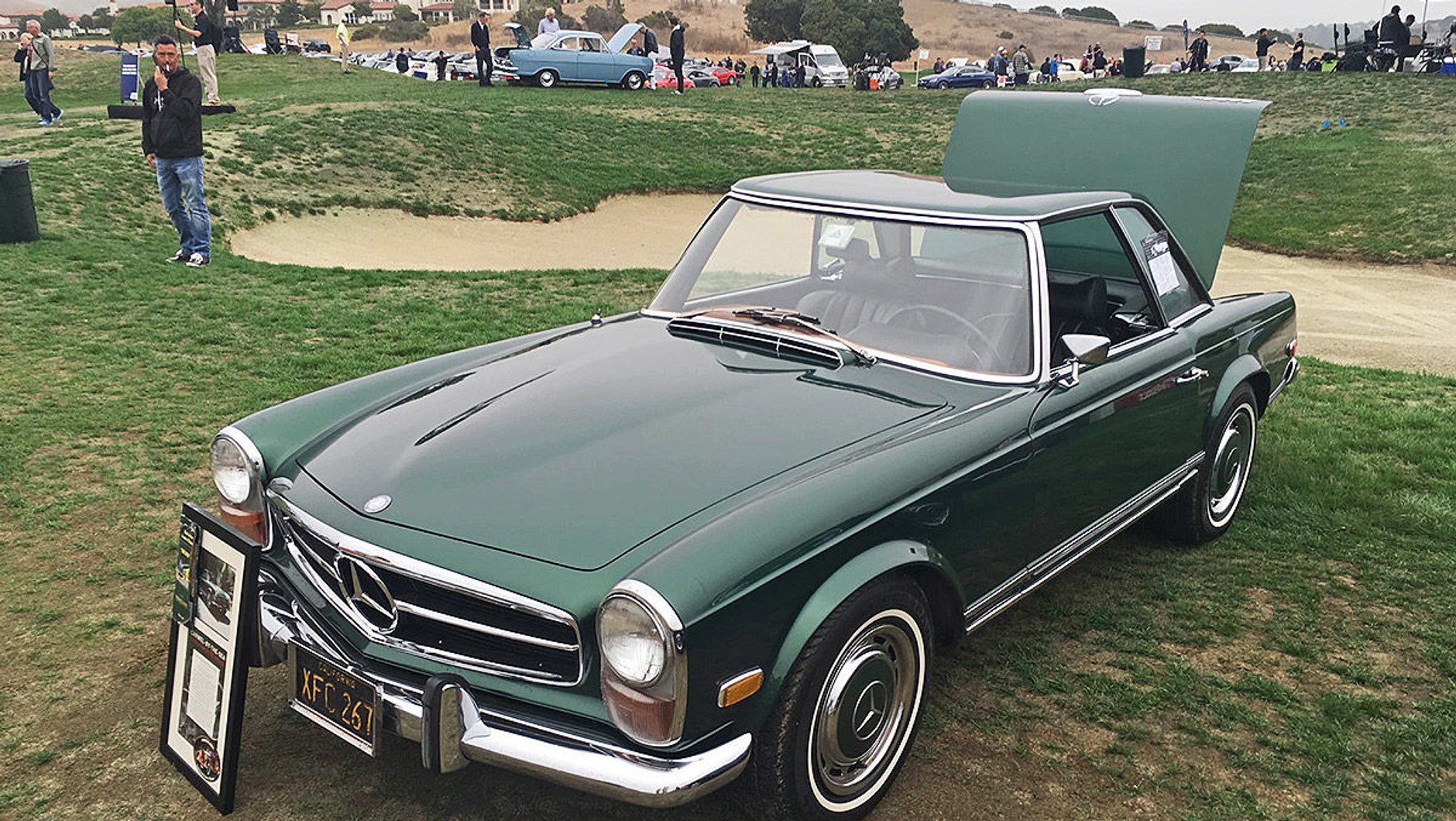 Mercedes SL W113 Pagoda (1963-71) z twardym dachem