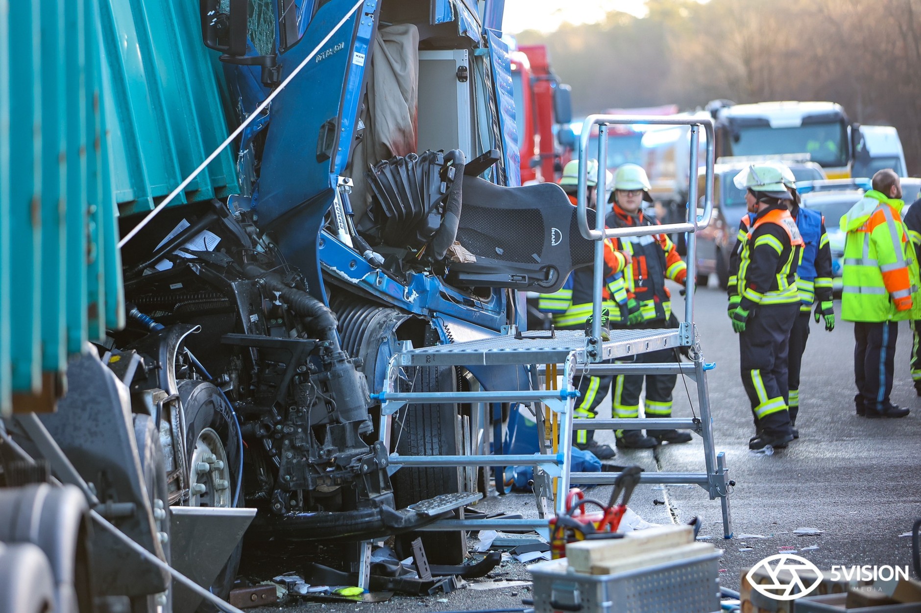 90 minut trwała akcja ratunkowa po wypadku, do którego doszło na niemieckiej autostradzie A3