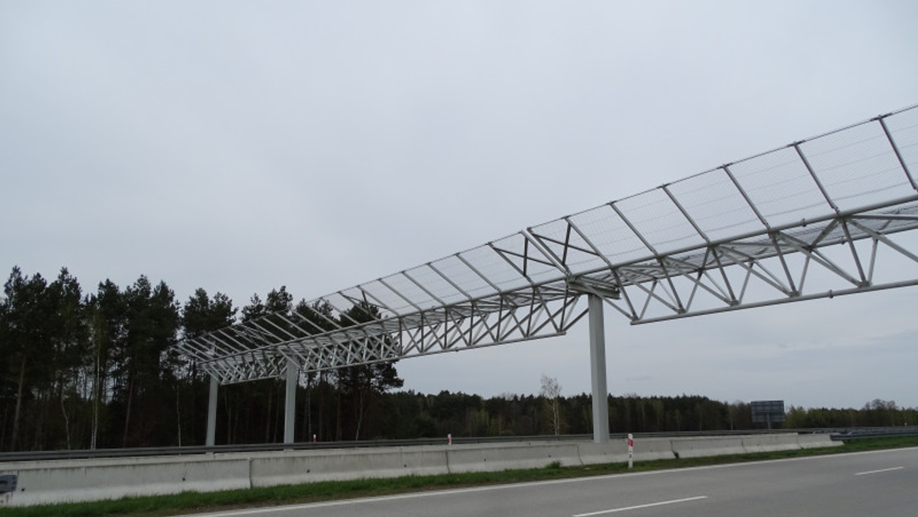 Bramownica dla nietoperzy nad drogą ekspresową