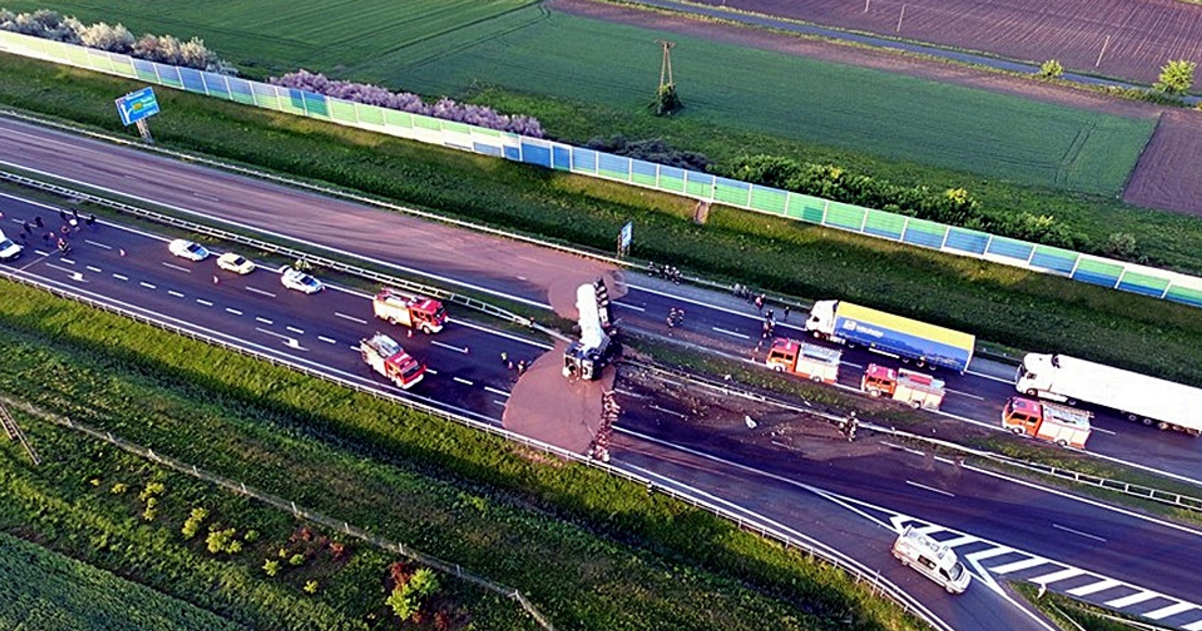Czekolada na autostradzie A2