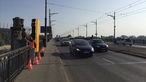 Na moście Poniatowskiego pojawiły się fotoradary, kierowcy momentalnie zwolnili