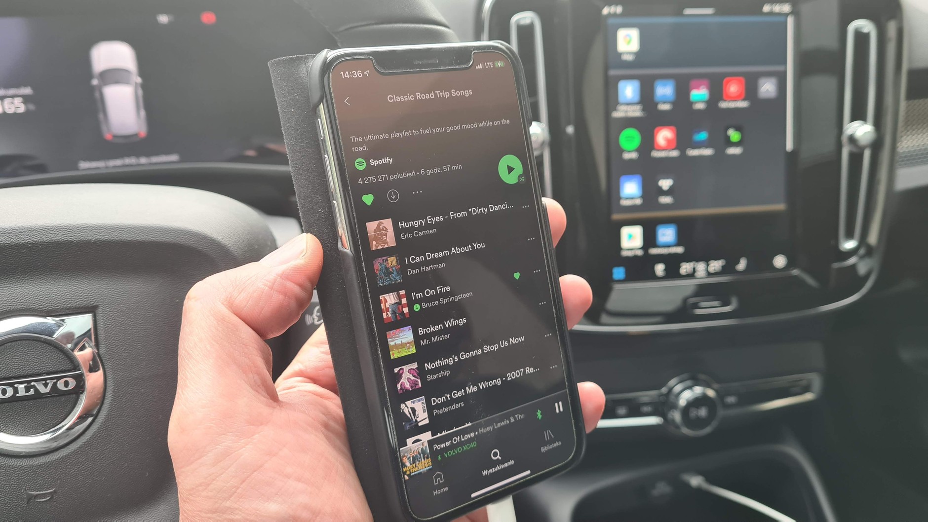 Spotify w samochodzie