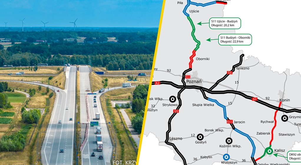 Ponad 400 km nowych dróg w Wielkopolsce