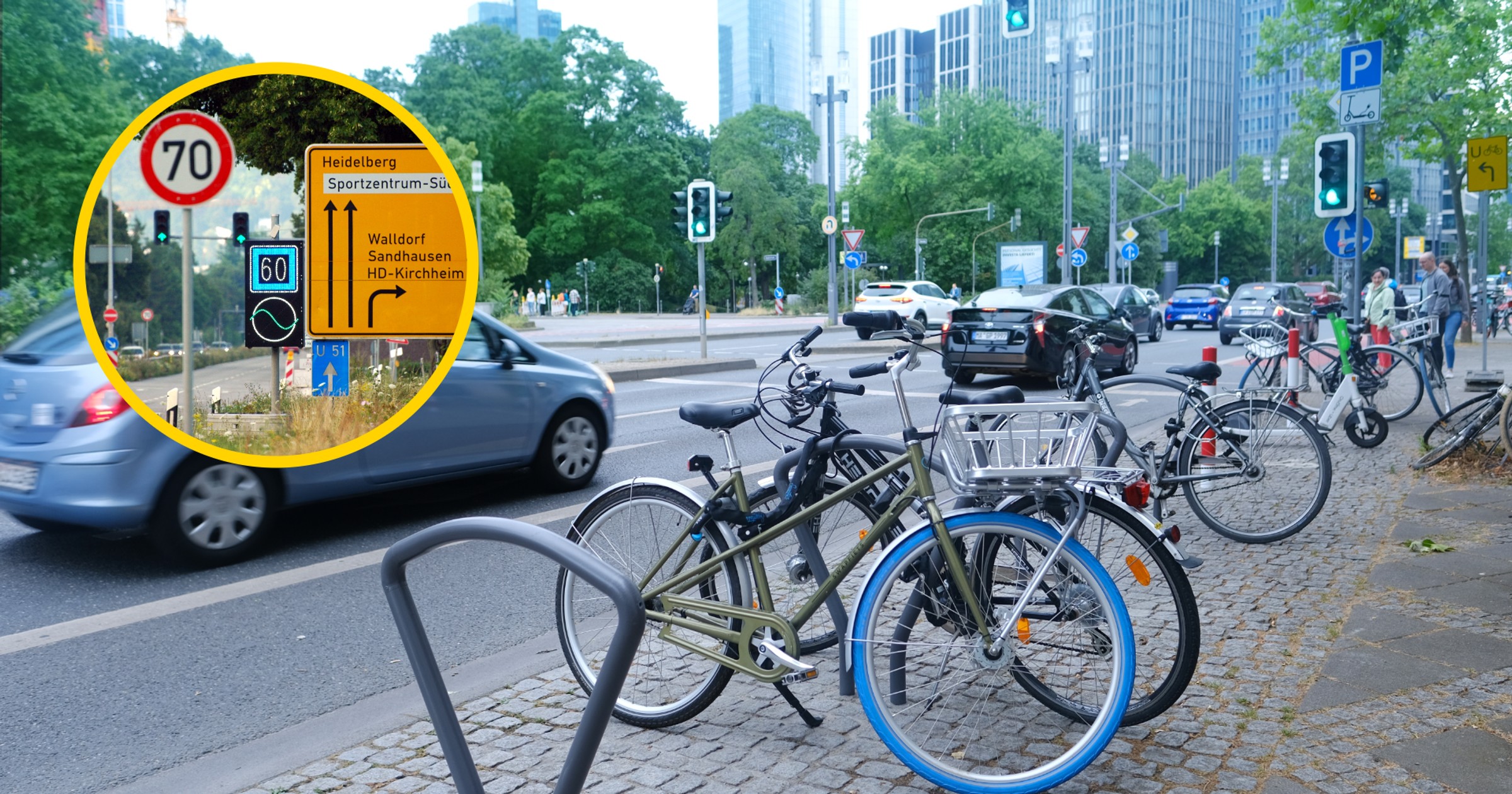 Interaktywne znaki pokazujące z jaką prędkością należy jechać