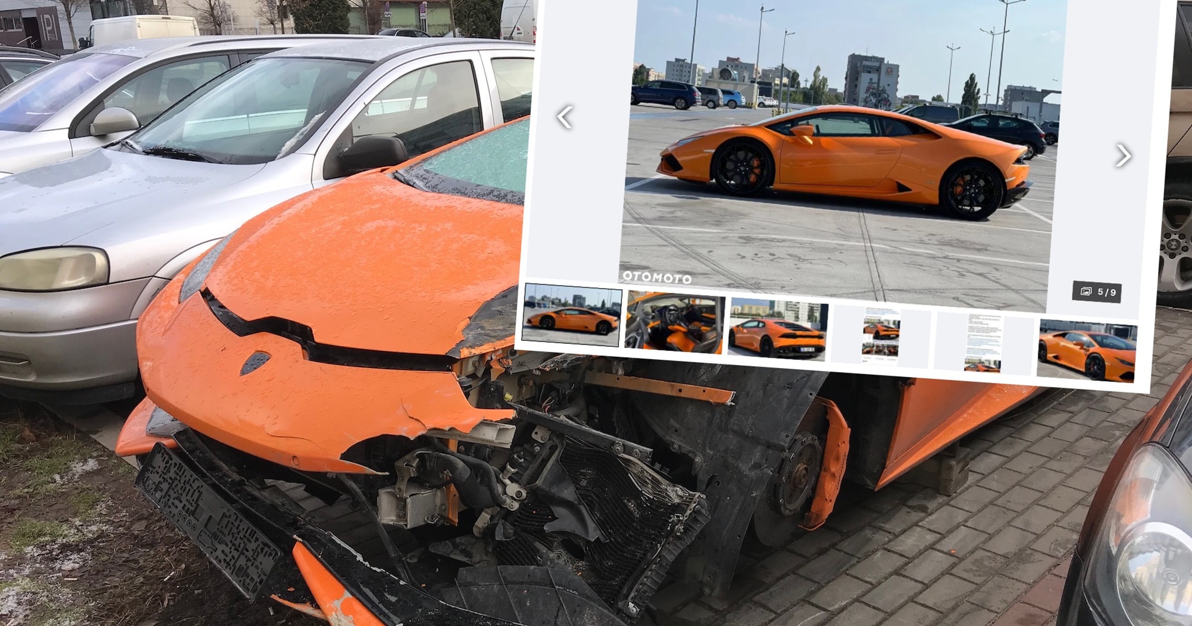 Słynne Lamborghini Huracan już po naprawie trafiło do sprzedaży