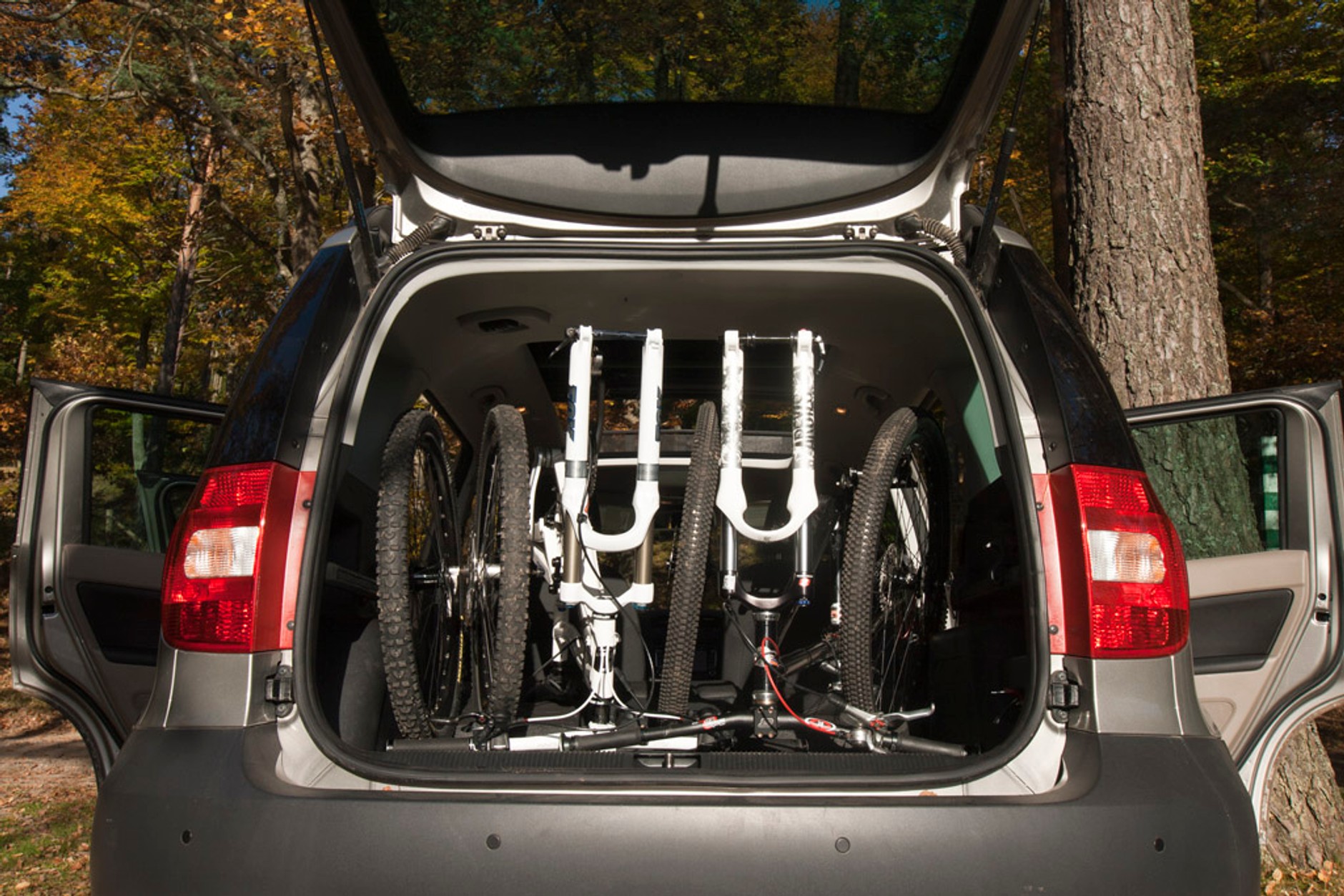 Skodą Yeti i rowerem wzdłuż wybrzeża