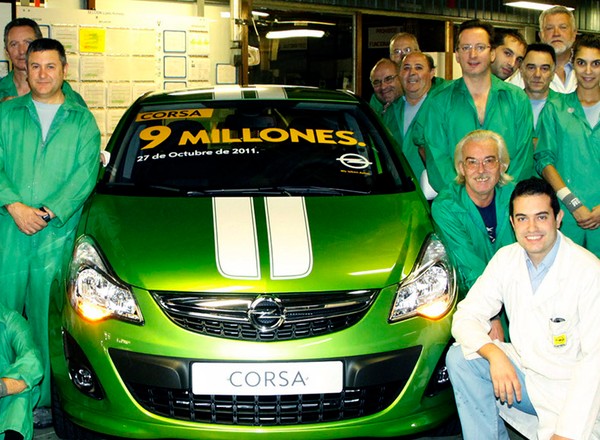 9 milionów Opli Corsa z Saragossy