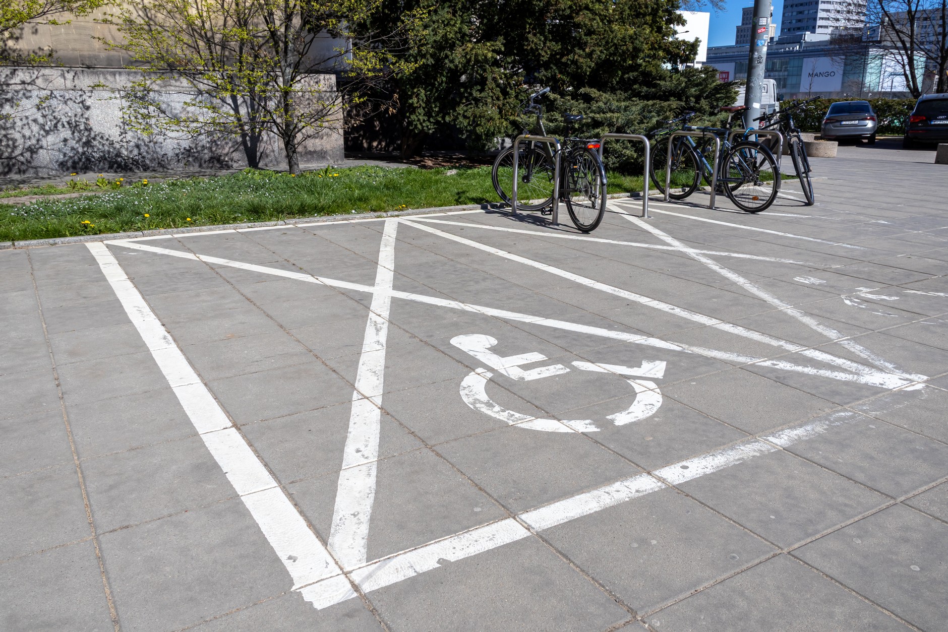 W tak oznaczonym miejscu mogą parkować tylko uprawnione osoby