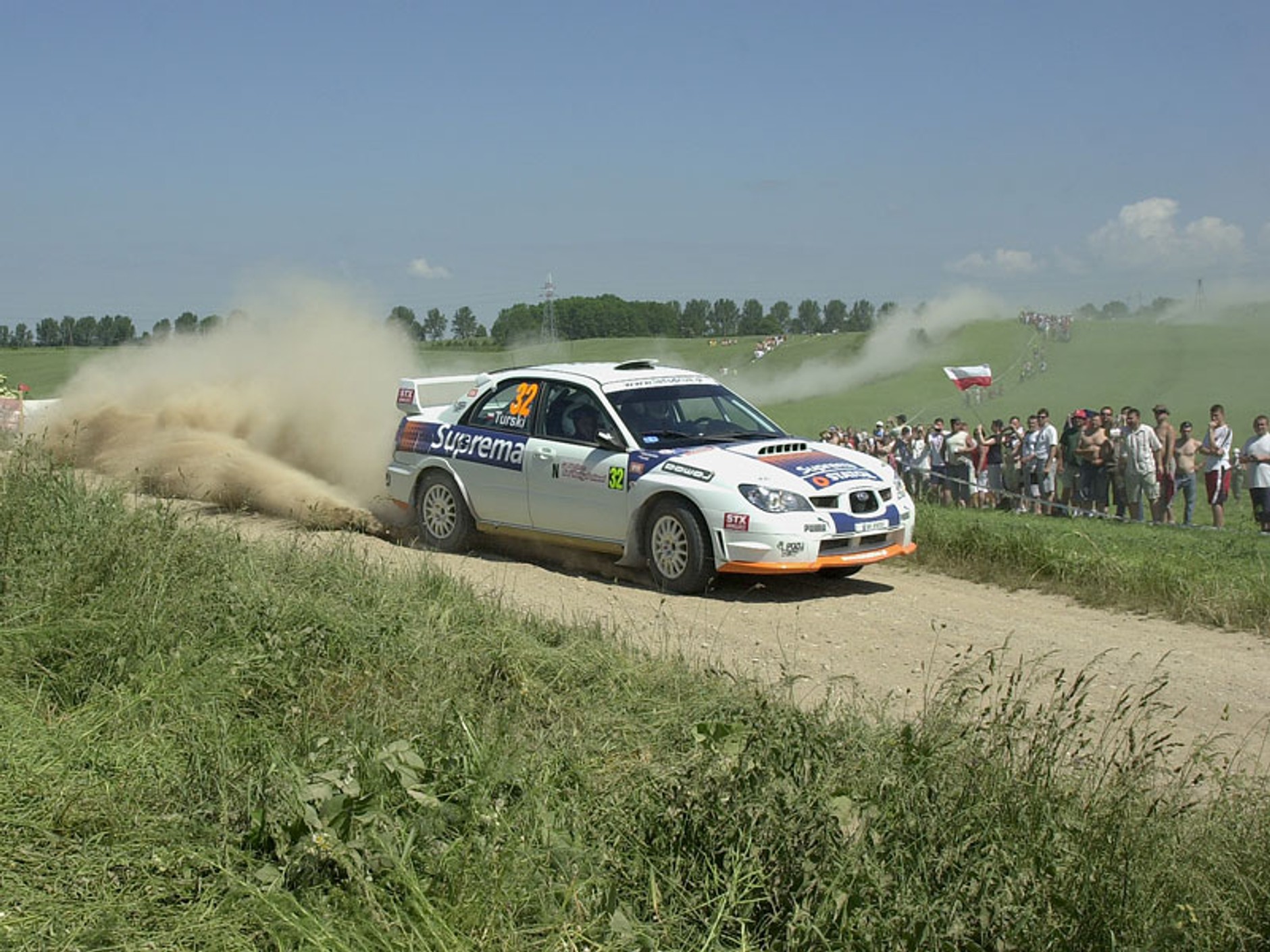 Rajd Polski 2007: wypadek Dudy, kurz i emocje (fotogaleria)