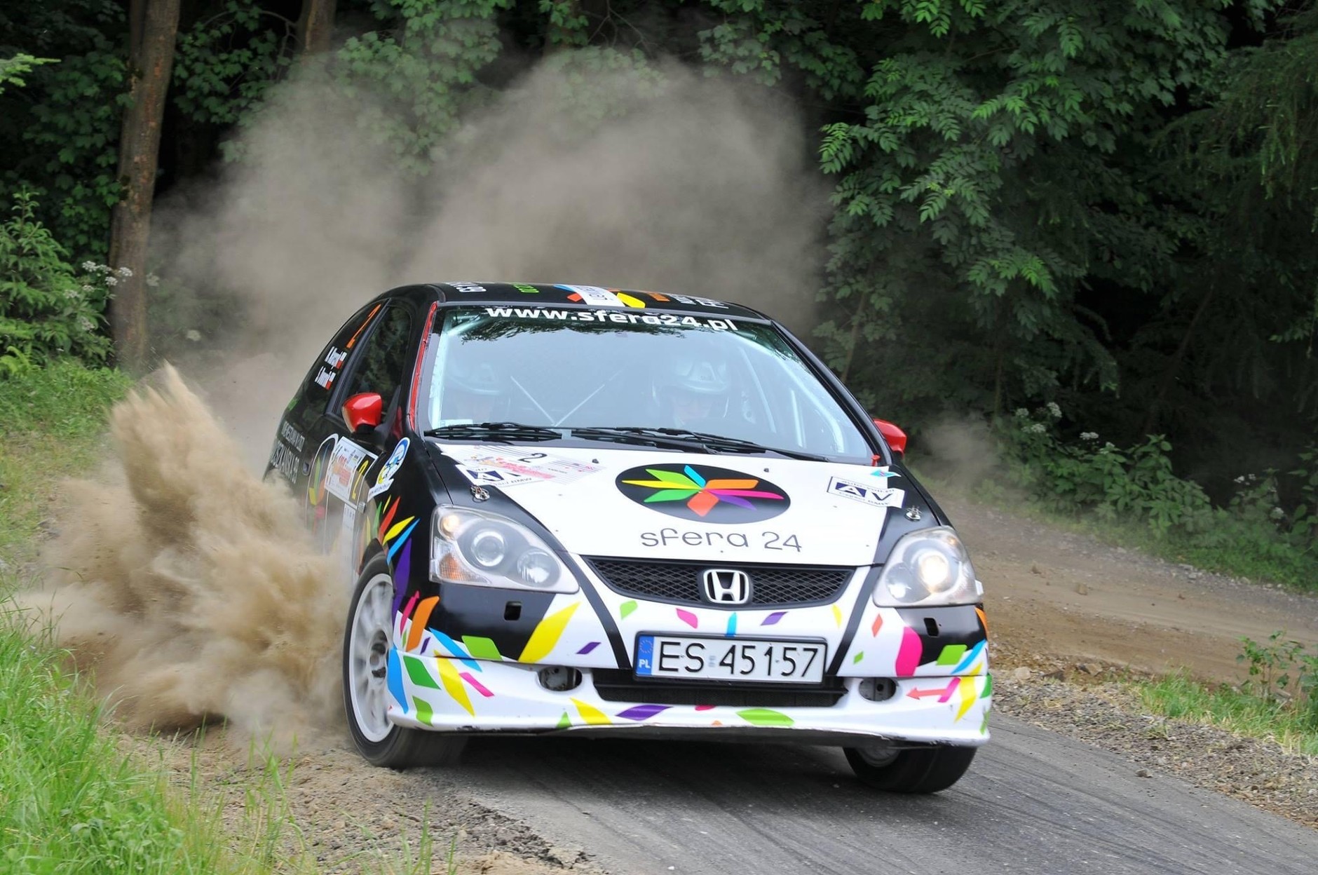 Pierwsza rajdówka Miko - Honda Civic Type R