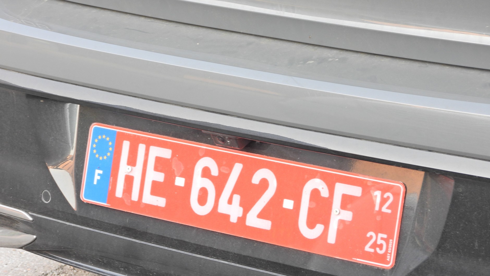 Aktualnie jeszcze obowiązujące francuskie tablice tymczasowe