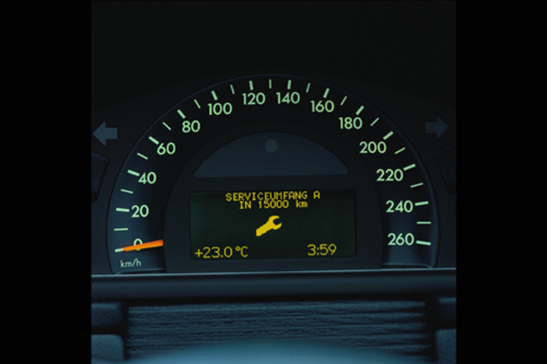 Wskaźnik serwisowy - Bardzo mądra lampka