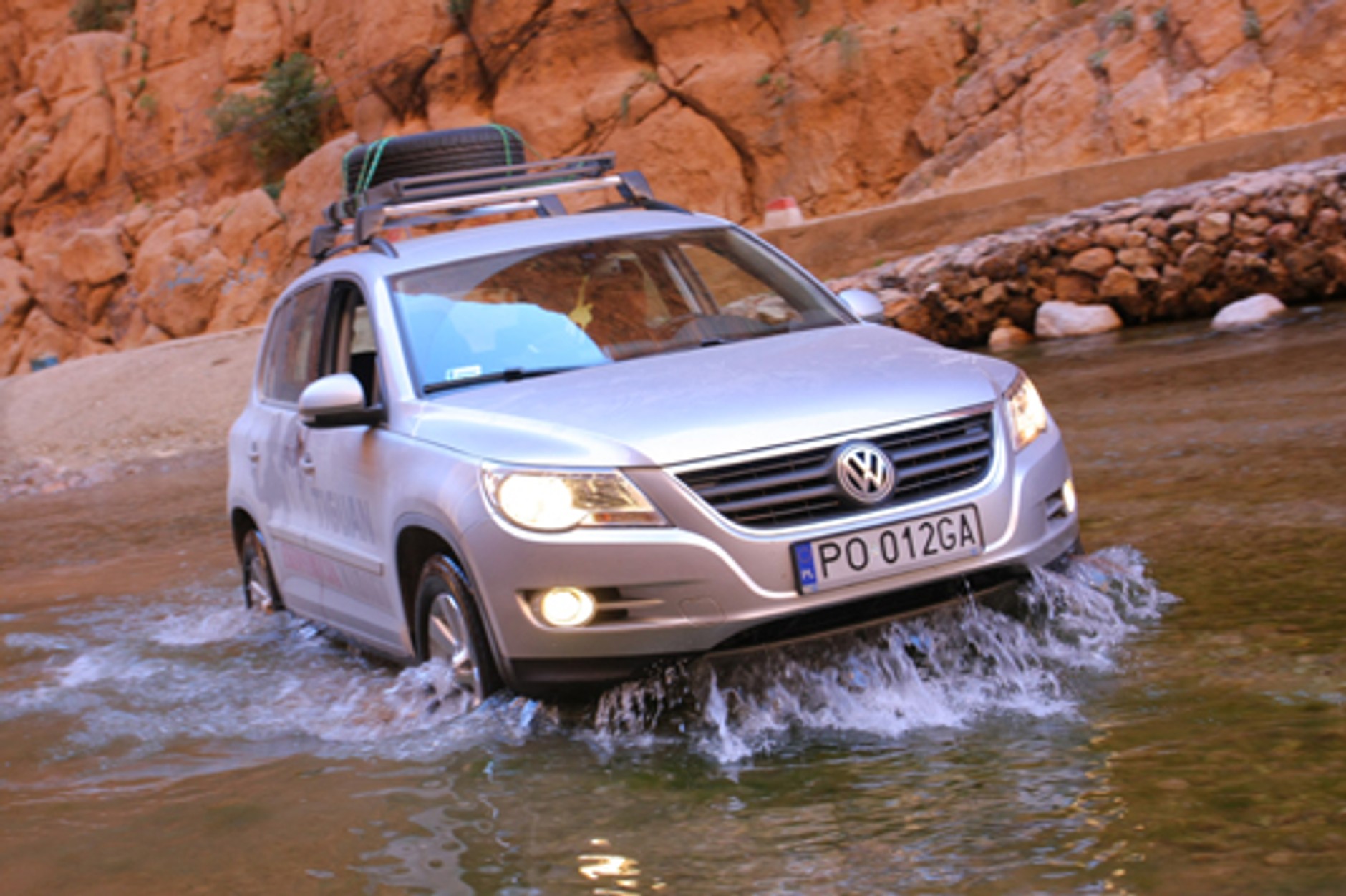 Maroko zza szyb Tiguana