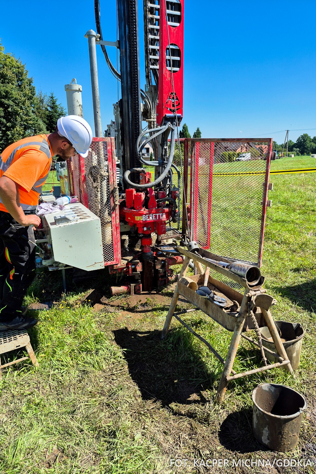 Badania geologiczne na terenie pierwszego odcinka Beskidzkiej Drogi Integracyjnej