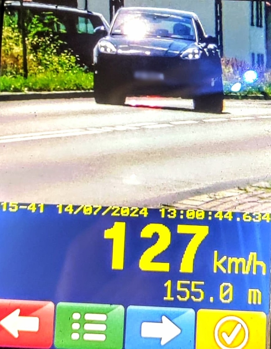 Kierowca Porsche stracił prawo jazdy