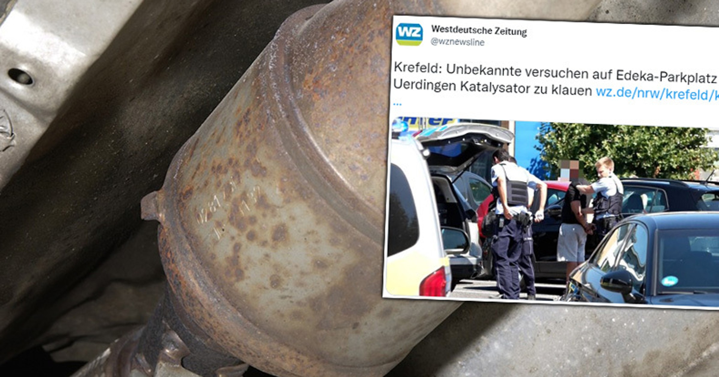 Pojechał za Odrę, kraść katalizatory. Pijanego przygniotło go auto
