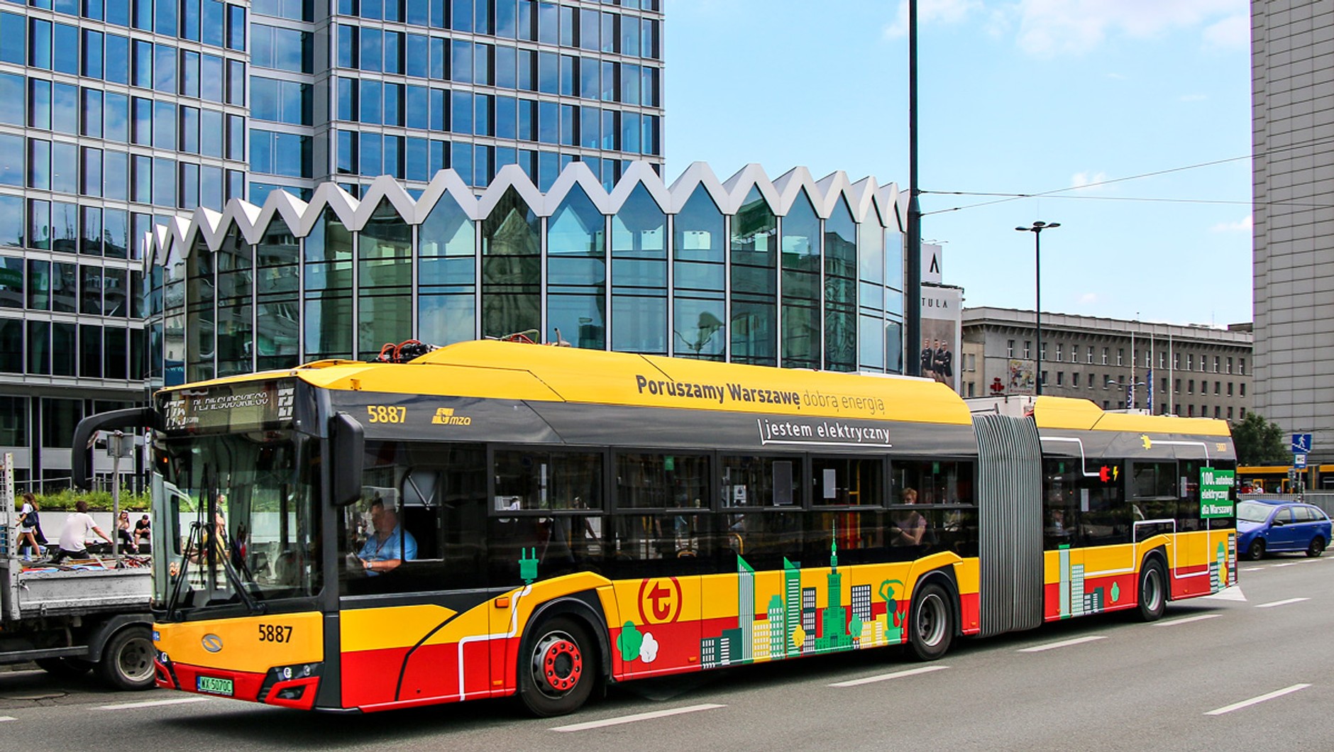 ZTM Warszawa: elektryczny autobus Solaris Urbino Electric 18